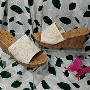 Montego Bay Lace Wedges